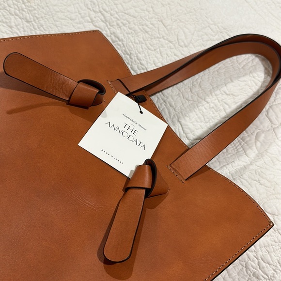 NWT M.GEMI THE ANNODATA LEATHER BAG - MADE IN ITALY 🇮🇹 - Picture 3 of 14